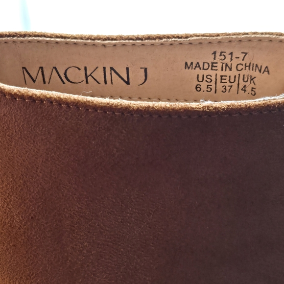 Chic Brown and Black Ankle Boots - Picture 4 of 16